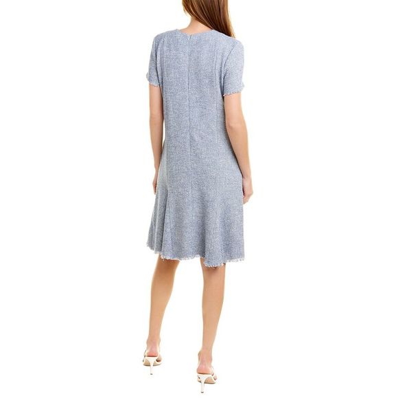 J.Mclaughlin Womens  Bree A-Line Dress, Blue - Picture 2 of 3